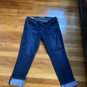 Dark Blue Torrid Denim Boyfriend Jeans